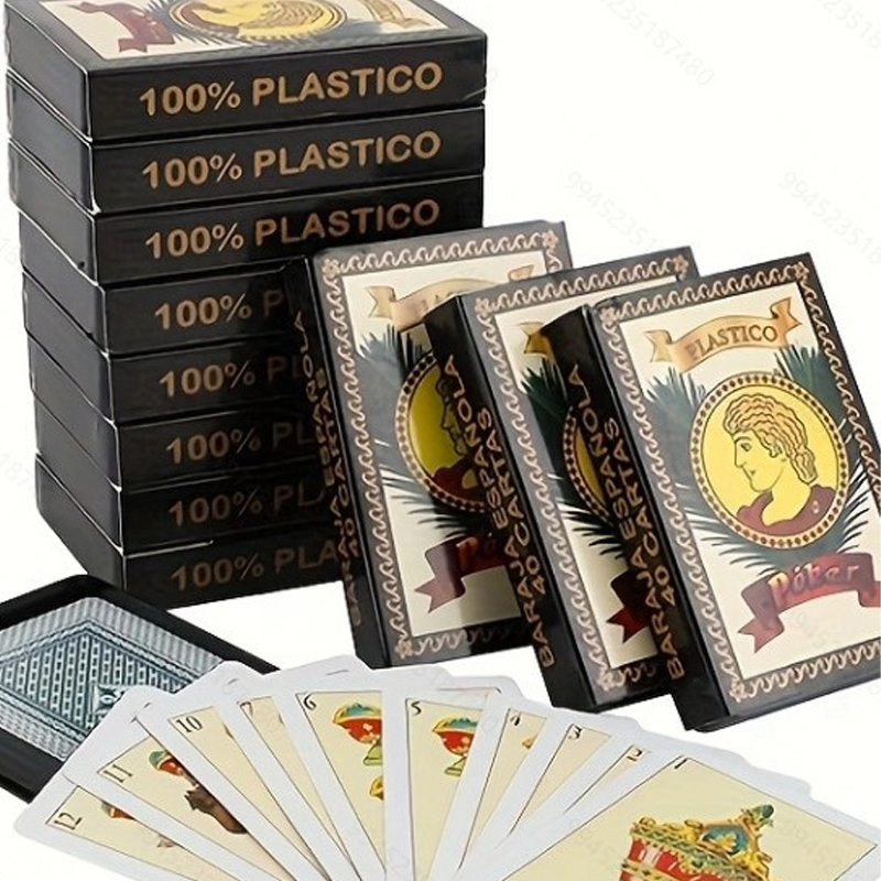 Party Games In Spanish - İspanyol PVC Su Geçirmez Plastik Oyun