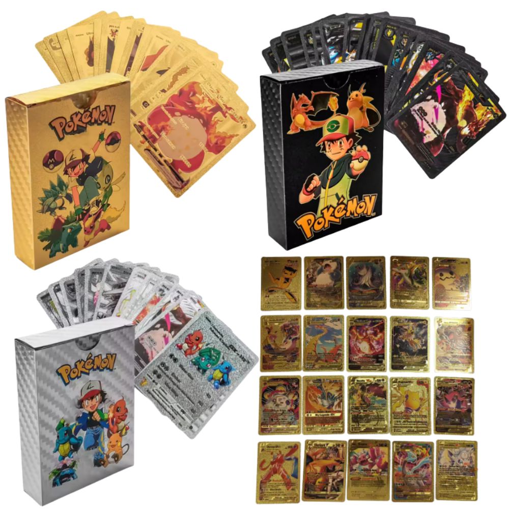 Party Games In Spanish - 55 Adet Pokémon Kartı Vmax GX