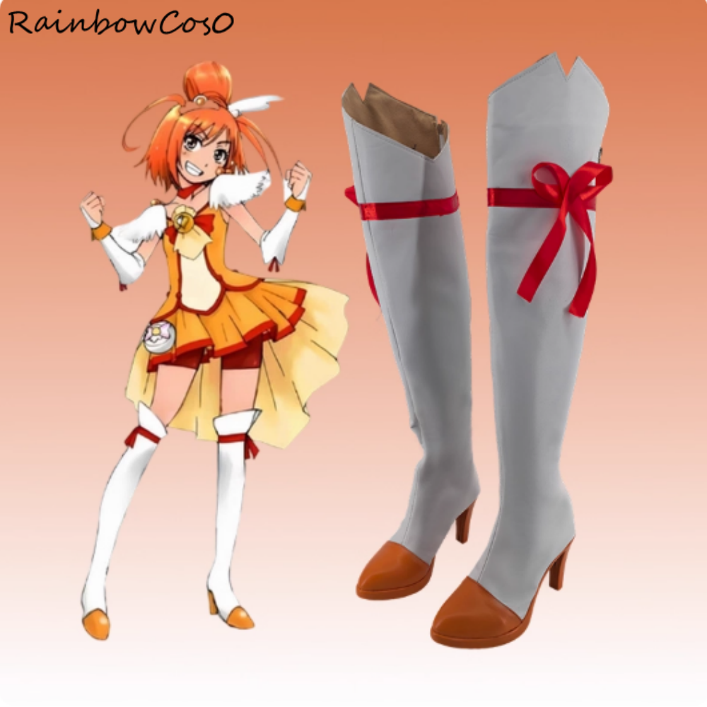 Party Games Sunny - Cure Sunny Pretty Cure Cosplay Ayakkabı