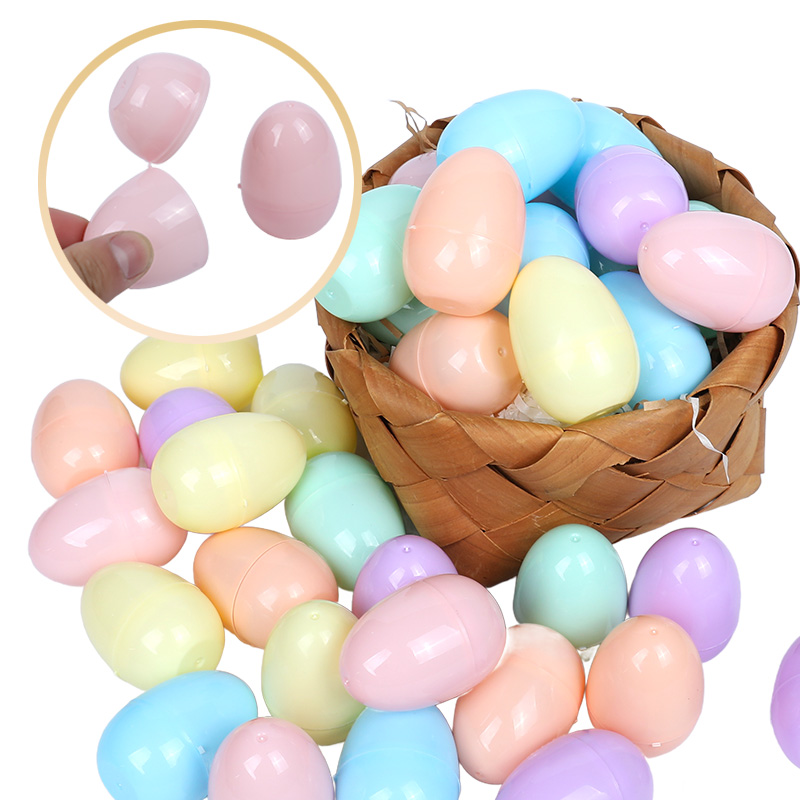 Party Games Egg - 12/24-Pack Doldurulabilir Paskalya Yumurtaları Plastik -
