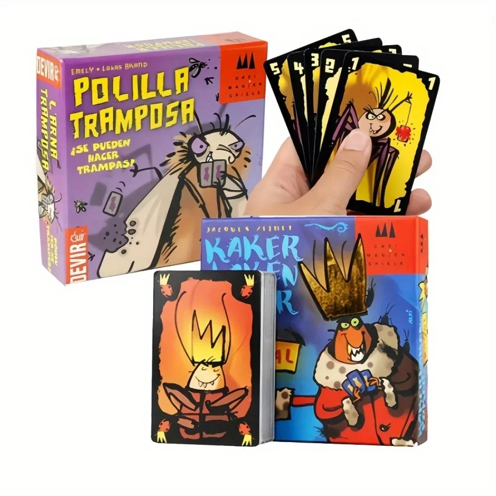 Party Games Juego - Polilla Tramposa İspanyol Oyun Kartı Oyunu