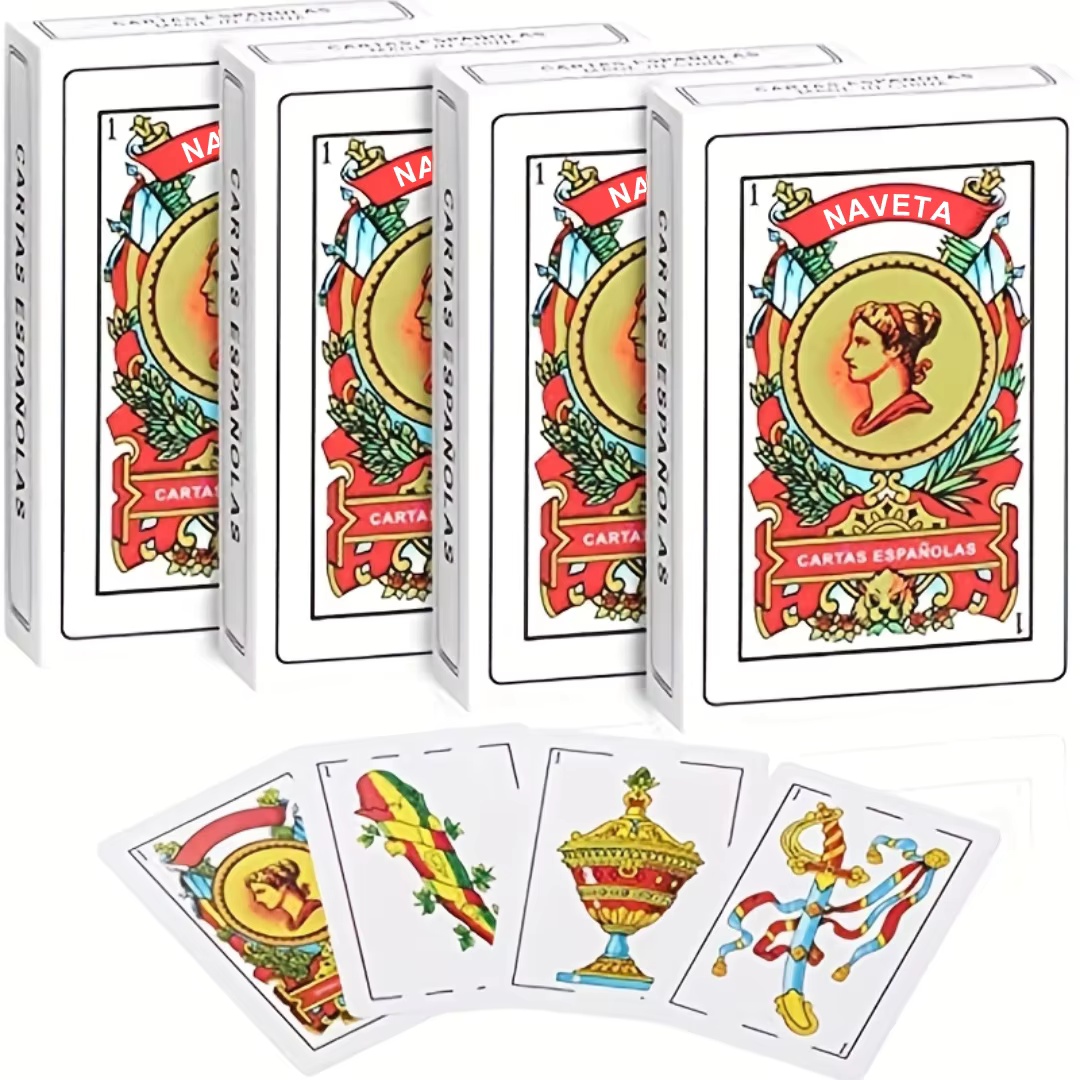 Party Games In Spanish - 1 Deste Otantik İspanyol Naipes Oyun