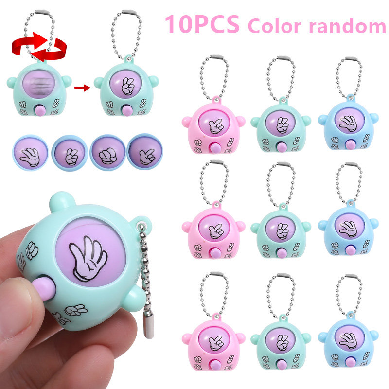 Party Games Egg - 10 adet Mini Taş Kağıt Makas