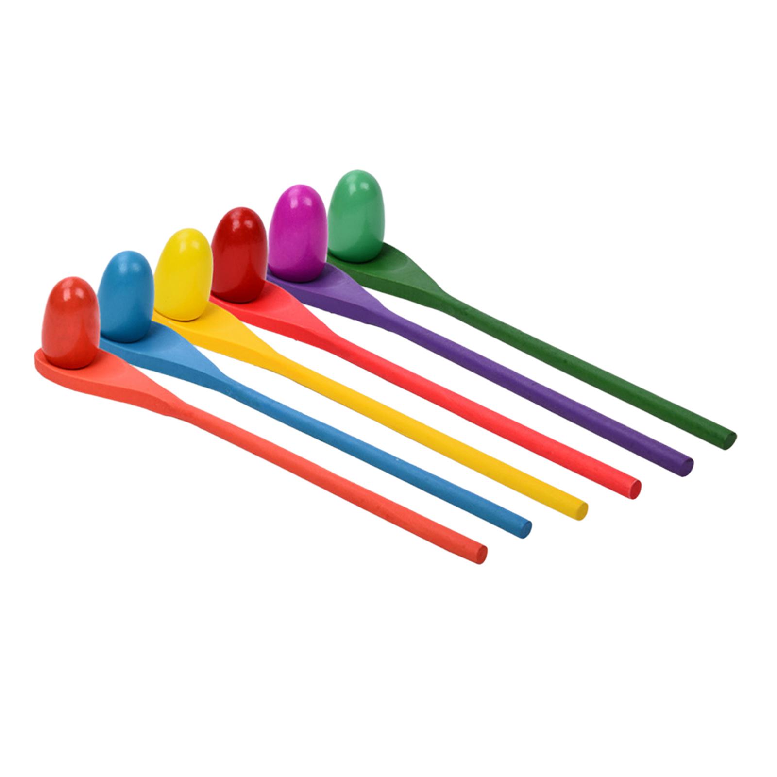Party Games Egg - 6 adet yumurta kaşığı yarış oyunu