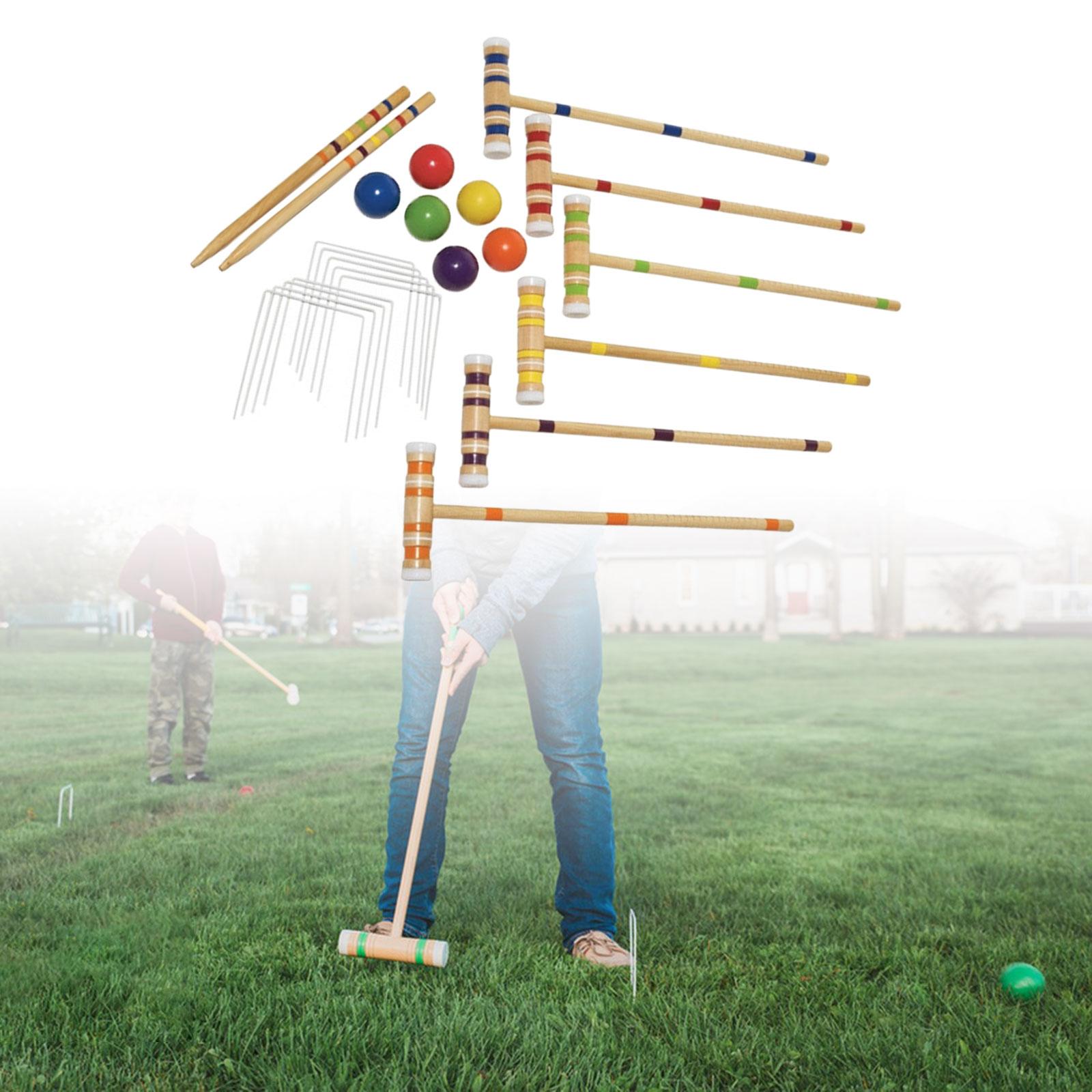 Çim kroket oyunu bahçesinde aç - Croquet Set Lawn incelemesi ve fiyatı
