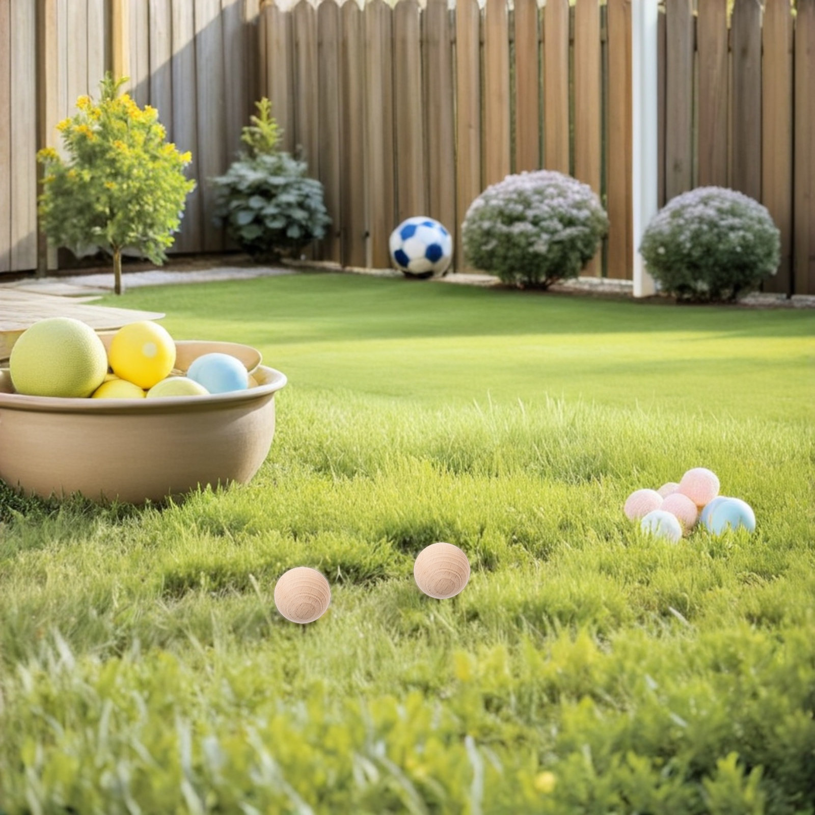 4 Adet Ahşap Kroket Topu 3.5cm - Croquet Set Lawn incelemesi ve fiyatı