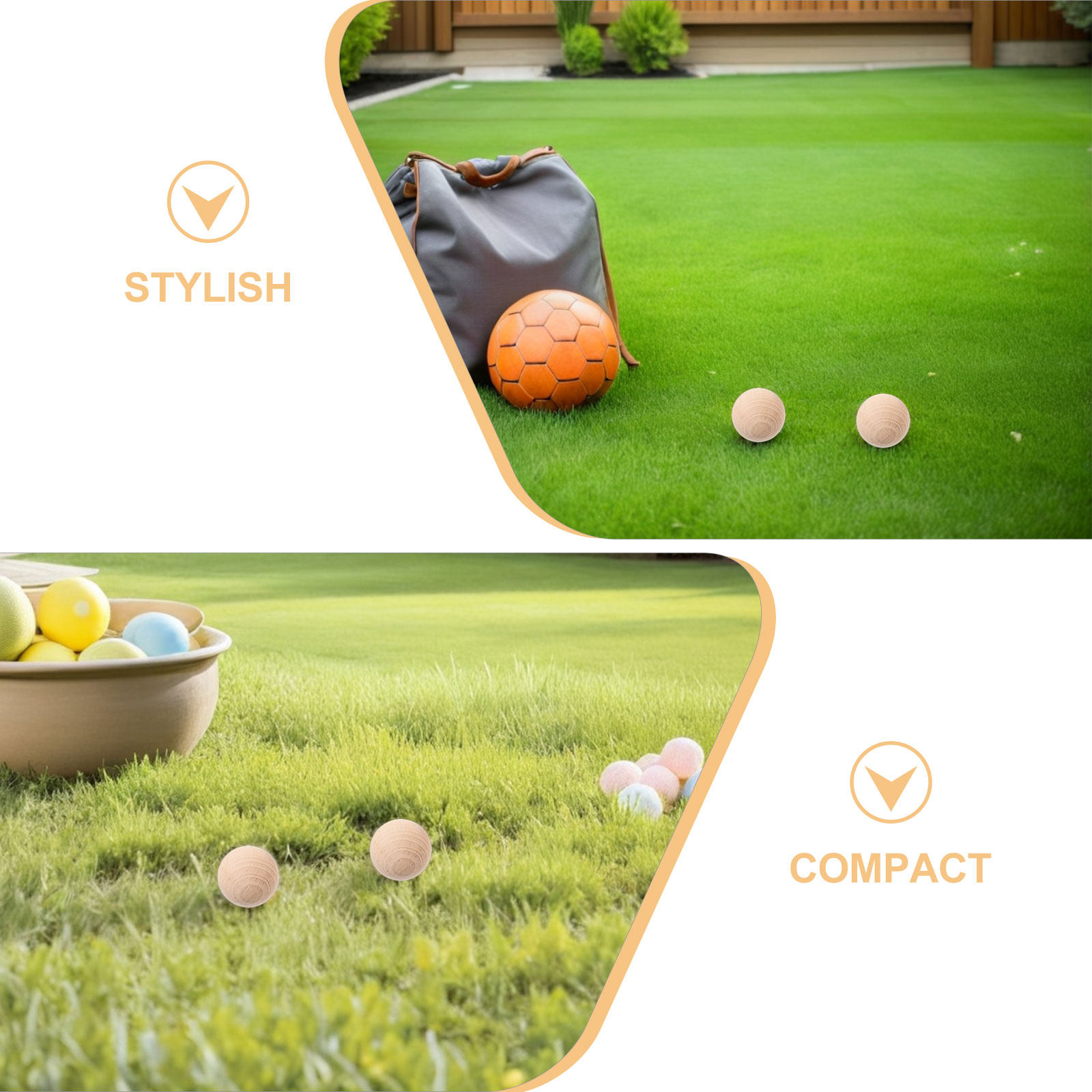 4 Adet Ahşap Kroket Topu 3.5cm - Croquet Set Lawn incelemesi ve fiyatı
