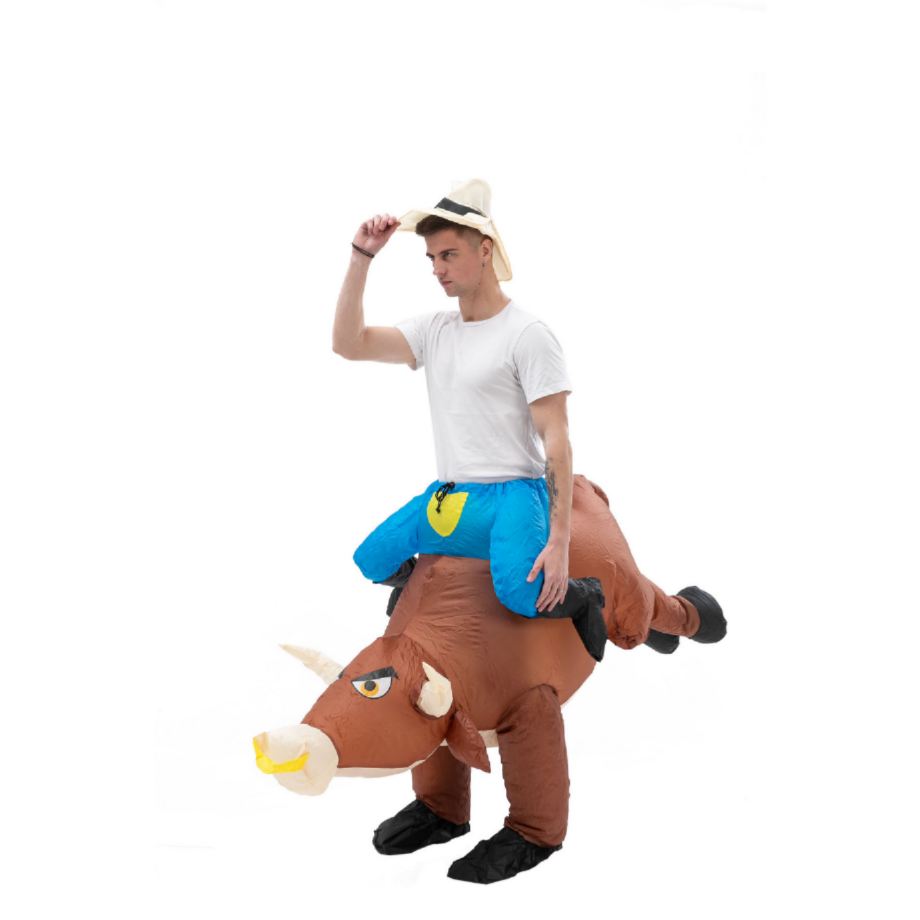 Eğlenceli Şişme Kovboy Kostüm  - Party Games In Spanish incelemesi ve fiyatı