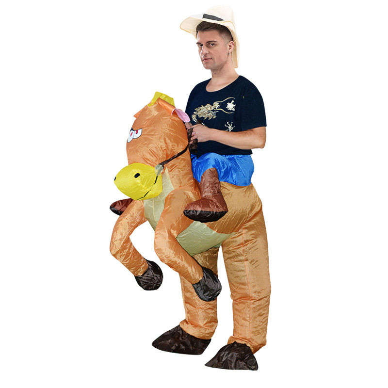 Eğlenceli şişme kovboy kostüm  - Party Games In Spanish incelemesi ve fiyatı