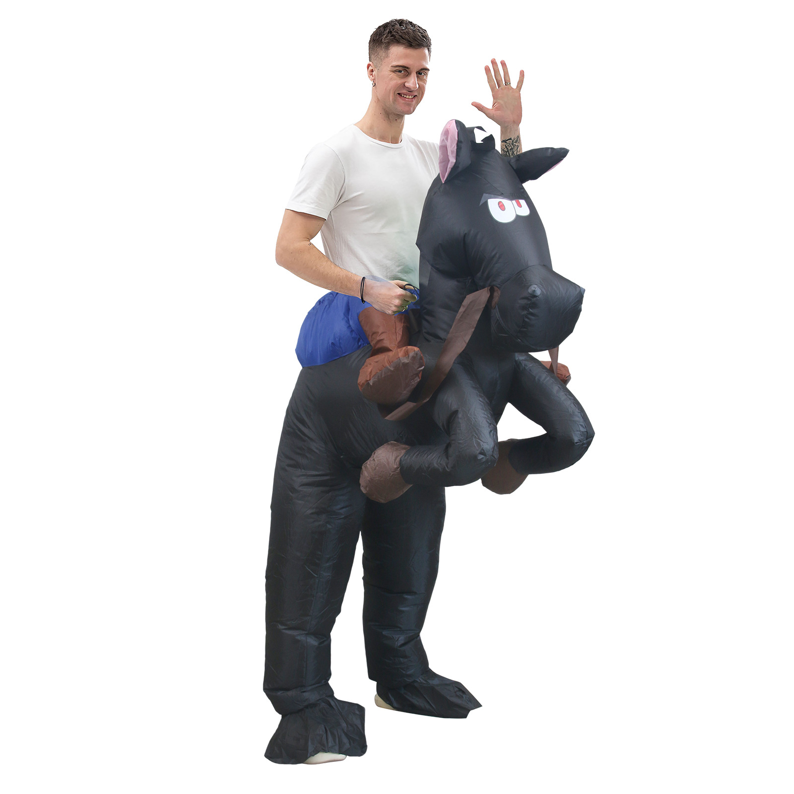 Eğlenceli şişme kovboy kostüm  - Party Games In Spanish incelemesi ve fiyatı