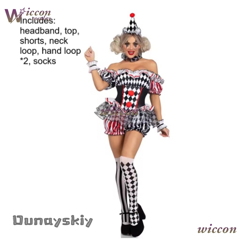 Kadınlar Palyaço Cosplay Kostü - Party Games Free Online incelemesi ve fiyatı