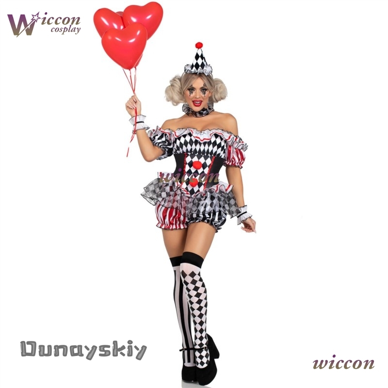 Kadınlar Palyaço Cosplay Kostü - Party Games Free Online incelemesi ve fiyatı