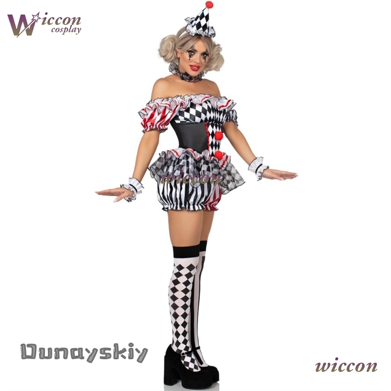 Kadınlar Palyaço Cosplay Kostü - Party Games Free Online incelemesi ve fiyatı
