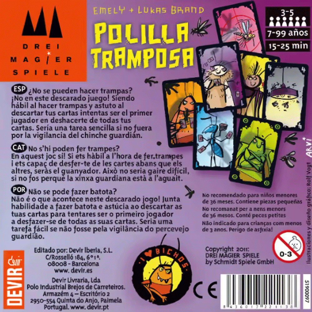 Polilla Tramposa Masa Oyunları - Party Games Juego incelemesi ve fiyatı